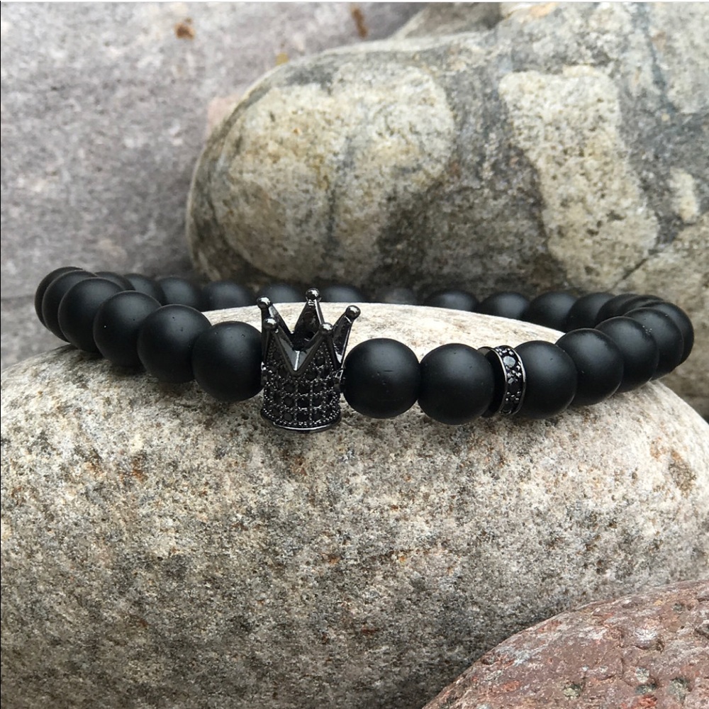Men’s Elastic Beaded Bracelet